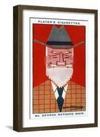 George Bernard Shaw, Irish Playwright, 1926-Alick PF Ritchie-Framed Giclee Print