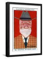 George Bernard Shaw, Irish Playwright, 1926-Alick PF Ritchie-Framed Giclee Print