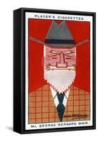 George Bernard Shaw, Irish Playwright, 1926-Alick PF Ritchie-Framed Stretched Canvas