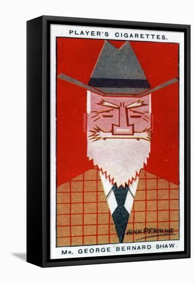 George Bernard Shaw, Irish Playwright, 1926-Alick PF Ritchie-Framed Stretched Canvas