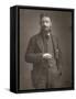 George Bernard Shaw Irish Writer Three Quarter Length Portrait-Downey-Framed Stretched Canvas