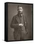 George Bernard Shaw Irish Writer Three Quarter Length Portrait-Downey-Framed Stretched Canvas