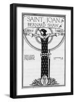 George Bernard Shaw, Saint Joan, 1924-null-Framed Premium Giclee Print