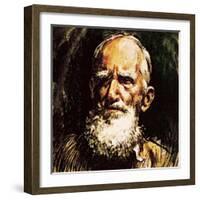 George Bernard Shaw-English School-Framed Giclee Print