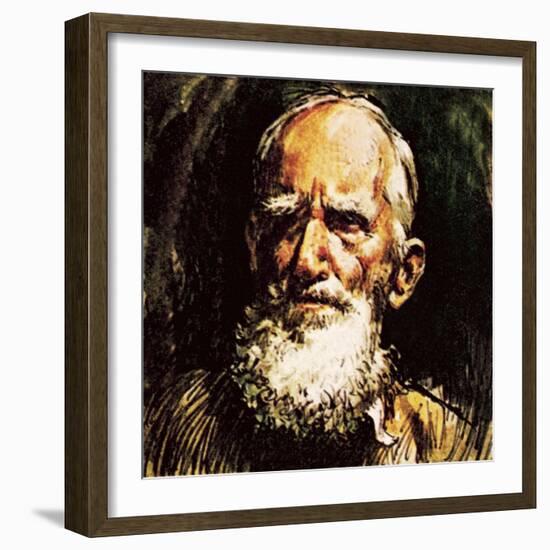 George Bernard Shaw-English School-Framed Giclee Print