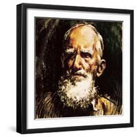 George Bernard Shaw-English School-Framed Giclee Print