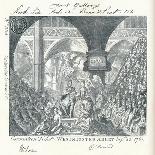 Engraved Ticket for the Coronation Ceremony of George III in Westminster Abbey' 1761-George Bickham-Giclee Print
