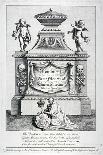 Monument to Queen Caroline, Consort of George II, Westminster Abbey, London, 1737-George Bickham-Giclee Print