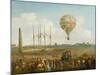 George Biggin's Ascent in Lunardi's Balloon, 1785-Julius Caesar Ibbetson-Mounted Giclee Print