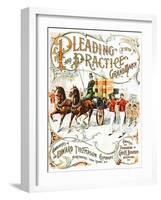 George Bishop (Composer), Pleading And Practice Grand March, 2 Step. New York, 1896-Thompson & Company-Framed Art Print