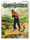 "He's Got a Fish!," Country Gentleman Cover, April 1, 1927-George Brehm-Giclee Print