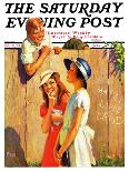 "'Marge Loves David'," Saturday Evening Post Cover, August 10, 1935-George Brehm-Giclee Print