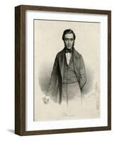 George Budd, English Physician-TH Maguire-Framed Art Print