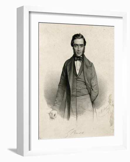 George Budd, English Physician-TH Maguire-Framed Art Print
