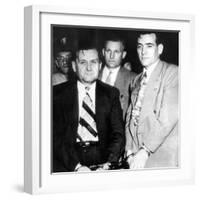 George 'Bugs' Moran and Virgil Summers, Booked at Dayton, Ohio, for $10,000 Holdup of Local Tavern-null-Framed Photo