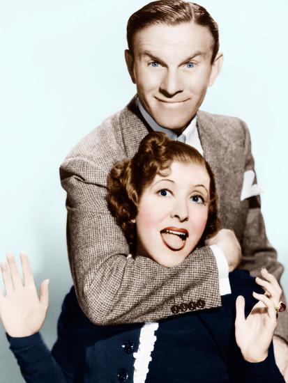 A poignant moment--George Burns and Gracie Allen waiting in the wings before coming out to perform together for the last time before Gracie retired in 1958 A poignant moment--George Burns and Gracie Allen waiting in the wings before coming out to perform together for the last time before Gracie retired in 1958