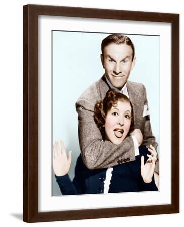 Photo D'époque 1933 - George Burns Et Gracie Allen - Duo Comique Américain