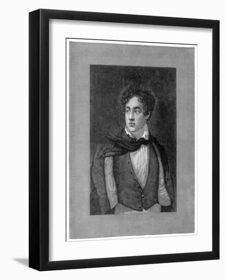 George Byron, 6th Baron Byron, British Poet-null-Framed Giclee Print