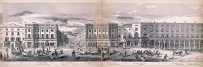 Panorama of London, 1849-George C Leighton-Framed Premium Giclee Print