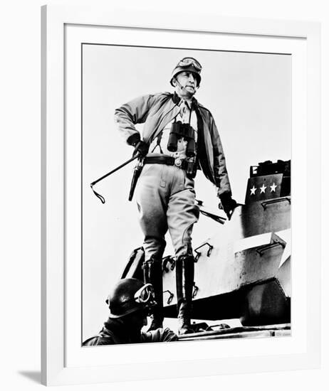 George C. Scott - Patton-null-Framed Photo