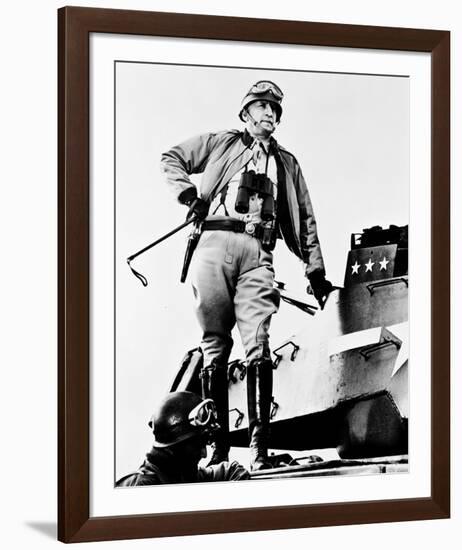 George C. Scott - Patton-null-Framed Photo