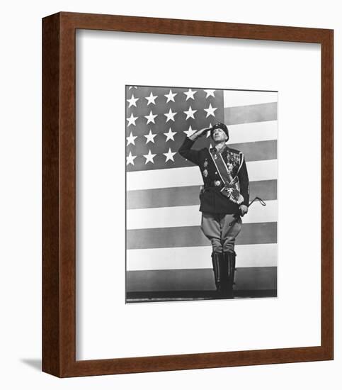 George C. Scott - Patton-null-Framed Photo