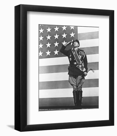 George C. Scott - Patton-null-Framed Photo