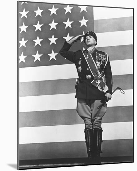 George C. Scott - Patton-null-Mounted Photo