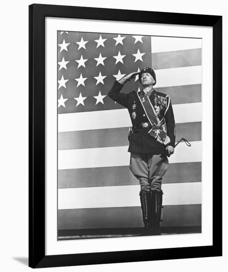 George C. Scott - Patton-null-Framed Photo