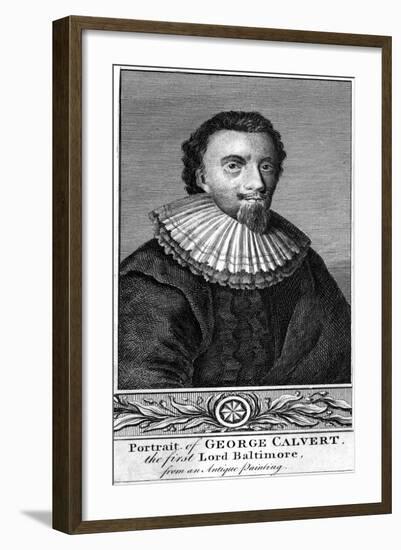 George Calvert, First Lord Baltimore-null-Framed Art Print