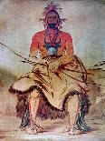 Old Bear Medicine Man of the Mandan Tribe, from a Painting of 1832-George Catlin-Giclee Print