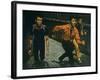 George Chakiris as Bernardo Leads Two Others Into Turf of Rival Gang in West Side Story-Gjon Mili-Framed Premium Photographic Print