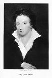 Percy Bysshe Shelley, English Romantic Poet, 19th Century-George Clint-Giclee Print