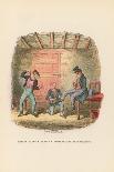 Attack by Ruffians-George Cruickshank-Art Print