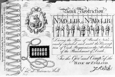 Bank Restriction Note, 1818