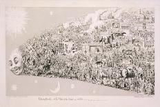 Passing Events, or the Tail of the Comet of 1853-George Cruikshank-Giclee Print