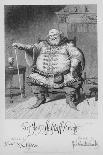 Sir John Falstaff Knight-George Cruikshank-Giclee Print