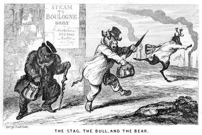 The Stag, the Bull, and the Bear, 19th Century