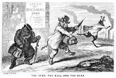 Massacre at St. Peter's, or 'Britons Strike Home'!!!, Pub. by Thomas Tegg, 1819-George Cruikshank-Framed Giclee Print