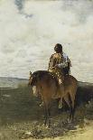 The Sioux Brave, 1882-George de Forest Brush-Framed Giclee Print