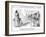 George Du Maurier Cartoon from Punch Illustrating Darwinism, 1887-George Du Maurier-Framed Giclee Print