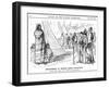 George Du Maurier Cartoon from Punch Illustrating Darwinism, 1887-George Du Maurier-Framed Giclee Print