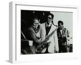 George Duvivier, Illinois Jacquet and Clark Terry at the Newport Jazz Festival, Middlesbrough, 1978-Denis Williams-Framed Photographic Print
