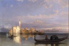 An Island on the Venetian Lagoon-George Edwards Hering-Framed Giclee Print