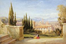 Italian Landscape-George Edwards Hering-Framed Giclee Print