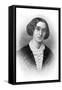 George Eliot, 19th Century English Novelist-Francois d'Albert Durade-Framed Stretched Canvas