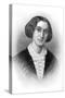 George Eliot, 19th Century English Novelist-Francois d'Albert Durade-Stretched Canvas