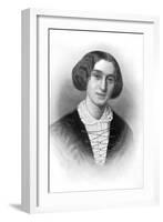 George Eliot, 19th Century English Novelist-Francois d'Albert Durade-Framed Giclee Print