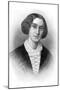 George Eliot, 19th Century English Novelist-Francois d'Albert Durade-Mounted Giclee Print