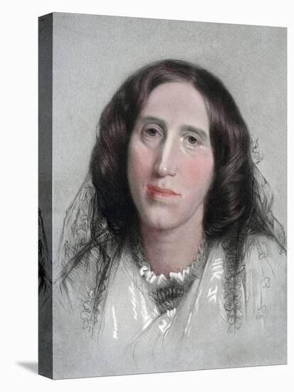 George Eliot, English Novelist, 19th Century-G Sidney Hunt-Stretched Canvas